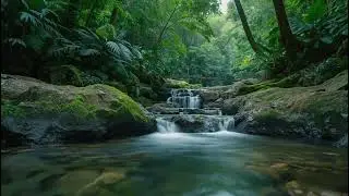 Forest River Flow 🌿 Fall Asleep Fast | Calming Water Sounds (ASMR)