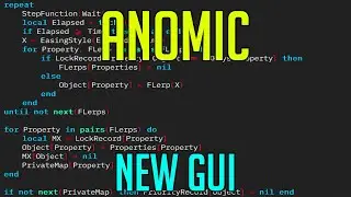 ANOMIC | HACK/SCRIPT | NEW GUI, INFINITE STAMINA & MORE!
