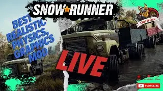 Best snowrunner realistic physics and graphics mod REAL LIFE BY @MIha2548