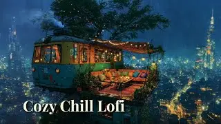 Cozy Rooftop Chill Lofi 🌙 Calm Beats for Relax, Study & Sleep