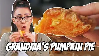 GRANDMA'S PUMPKIN PIE !! W/PHYLLO PASTRY
