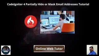 Advance CodeIgniter 4 Framework Tutorials #19 | Partially Hide or Mask Email Addresses Tutorial