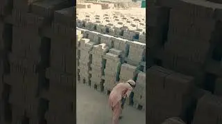 Zigzag Bahrai Brick Kiln Jalalpur Pir wala short video ❤️ #brick #claybrick #redbricks #zigzag