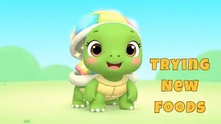 Tiko the Tiny Turtle Tries New Foods | Kids Learning Video