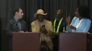 WATCH: Man storms the stage at the Toronto mayoral debate