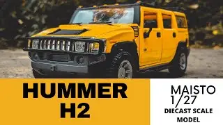 MAISTO HUMMER H2 1/27 #maisto #hummerh2 #scalemodelcar #diecastcar #hummer #124scale #toycars
