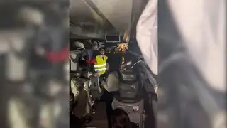 Interior de un vagón del Iryo accidentado tras el choque con un Alvia en Adamuz (Córdoba)