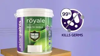 Asian Paints Royale Health Shield Product Video  (English VO)