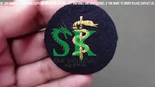 Custom Snake Bullion Badge Supplier, Hand Embroidery Custom Badges