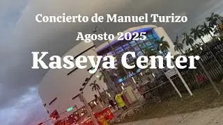 Concierto de Manuel Turizo en Kaseya Center 29 de Agosto de 2025 