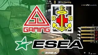 SJ Gaming vs Boys Brigade Highlights - ESEA Advanced Season 32 Europe * Train
