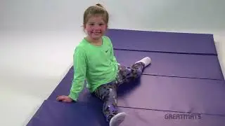 Discount Folding Gym Mats for Home Tumbling - 4x8 ft x 1 3/8 inch