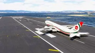 Live the Most Dangerous Plane Landing with amazingly great pilot skills ep.709