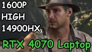 Indiana Jones And The Great Circle - RTX 4070 Laptop + i9 14900HX | 1600P | HIGH Settings