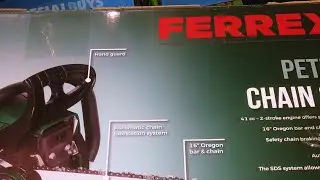 Aldi Ferrex 41cc 2 stroke 16inch petrol chainsaw