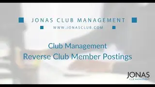 Club Management - Reverse Club Member Postings