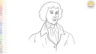 Sir William Jones drawing easy | sketches | How to draw William Jones step by step | #artjanag