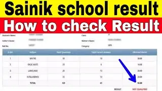 sainik school result 2022|sainik school entrance exam result 2022|sainik school result date 2022