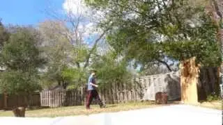 No-Spin Knife Throwing: Tru-Bal East Bulls Eye Bowie by Branton Knives