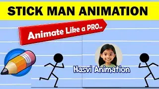Stick man animation tutorial using free software Pencil 2D  #pencil2d #animation #tutorial