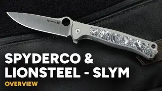 Spyderco Slym - M390 Integral Titanium Frame Lock Flipper Overview