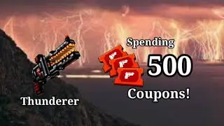 I Bought Thunderer With 500 Coupons! 🎟 ( Pixel Gun 3D )