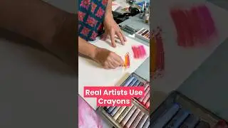 The many different crayons artists can use #art #drawing #artsupplies