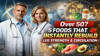 Over 50? 5 Foods That Instantly Rebuild Leg Strength & Circulation | SeniorFitness | EverStrong
