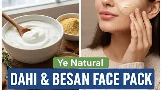 Must try for flawless skin #Dahi, besan face Mask for winter season ❄️👌👌 #facemask #winter #dahi