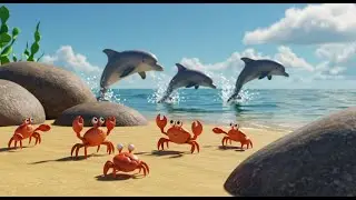 Dizzy Dolphins in the Bubble Bay 🐬🫧 | Nursery Rhyme for Toddlers & Kids Sing Along