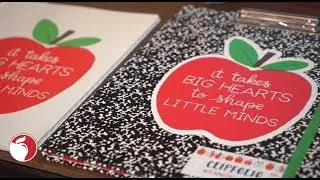 Donor gifts Sherwood Middle School Language Arts Teacher a Year&rsquo;s Worth of School Supplies