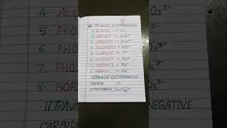 TRIVALENT TETRAVALENT ELECTRO ⛔VE IONS#chemistry#shorts