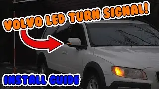 VOLVO XC70 LED sequential turn signal LIGHTS INSTALL GUIDE!