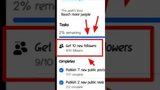 Get 10 new followers weekly challenge &bull; #weeklychallenges #facebook #shorts
