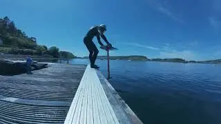 Learning to pump foil session 5 of 2025
