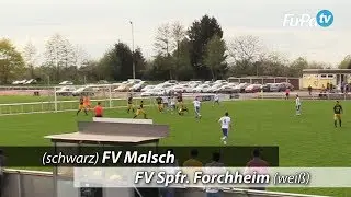 Tor zum 0-1 bei FV Malsch vs. FV Spfr. Forchheim am 15.4.2018