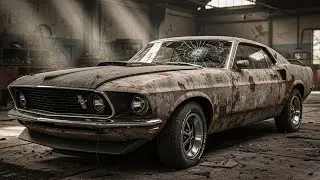 Abandoned 1969 Ford Mustang Boss 302 Full ASMR Restoration | Extreme Car Rebuild to Factory New