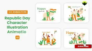 Republic Day Character Illustration   Free Download After Effects Template