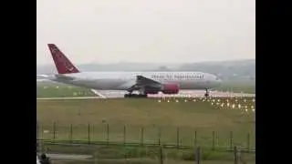 Omni Air International (OAI) N918AX B772 take off from EPKK, 04.11.12