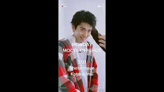 メンズノンノ5月号撮影オフショット