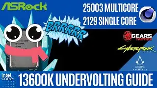 Intel Core i5-13600K UNDERVOLT guide | Reduce temps by 15&deg;C