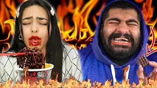 تحدي أحر و أخطر منتجات أكل في العالم 🔥| مين فاز؟