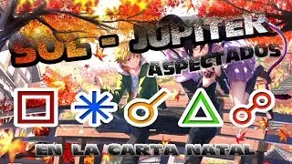 SOL - JUPITER ASPECTADOS EN LA CARTA NATAL | *** ZOMBIE OMG! ***