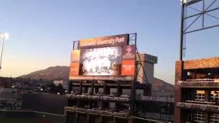 El Paso Chihuahuas Opening Night Tribute To Bowie High School Baseball Team
