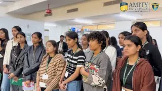 Students from the Fabindia school, Pali, visited Amity Jaipur