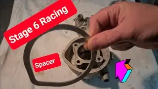 Stage 6 Racing 70ccm Zylinder Minarelli Aerox Spacer 85mm Hub Kurbelwelle Motor Selten Rarität 
