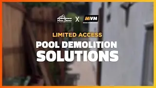 Limited Access Pool Demolition Solutions