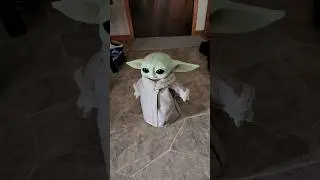 Grogu toy animatronic! #grogu #mandalorian #thechild #starwars #babyyoda #animatronics #toys #space