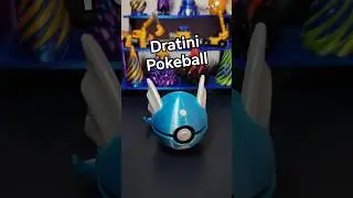 3D Printing Pokemon Dratini Pokeball #3d #3dprinted #asmr #reels #shorts