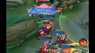 HANABI EZ TRIPLE KILL TO MVP CRITICAL BUILD META??? | RANK GAME-33 TO MYTHICAL IMMORTAL | MLBB S39
